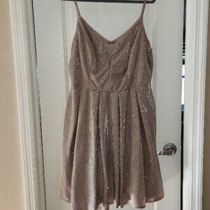 B. Darlin Rose/Pink Shimmer Dress